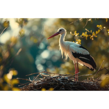 Bird in Nest Canvas